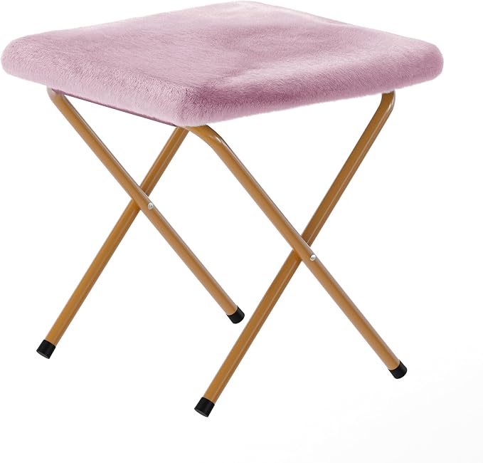 Dusty Purple Fabric/Soft Gold Frame