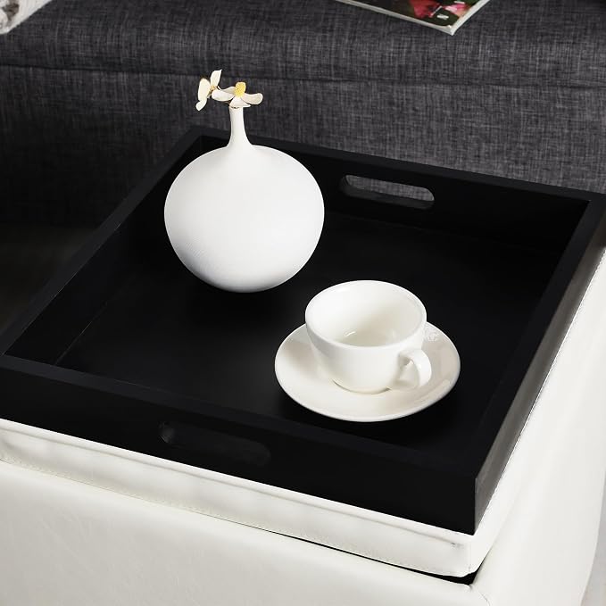 White Leather With Tray