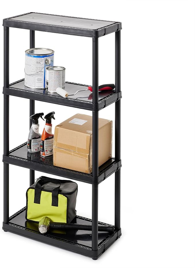 4 Shelf - Black