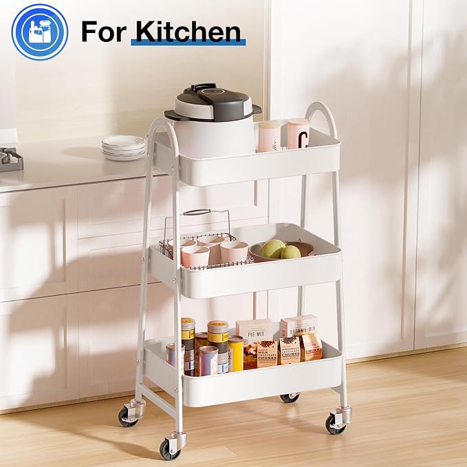 3 Tiers White