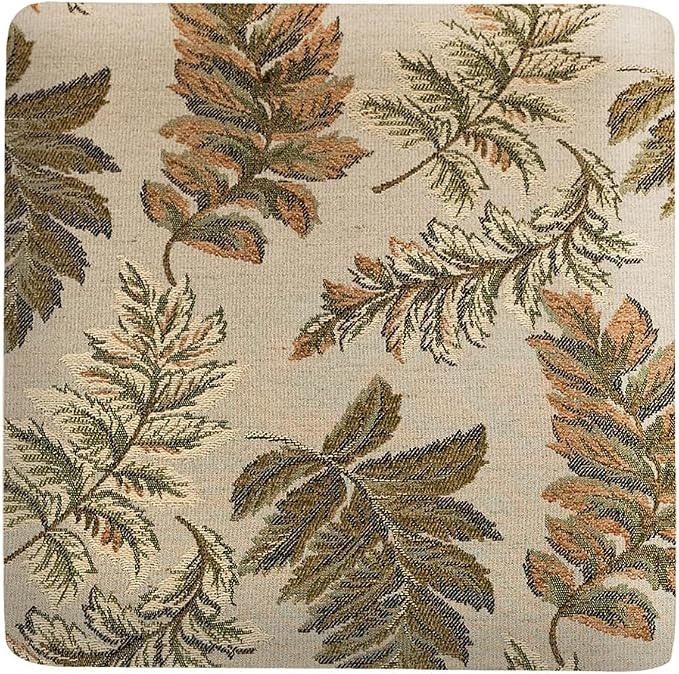 Tan Floral Jacquard