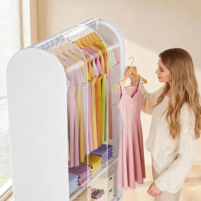 White Rack with White Cover