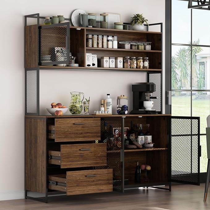 Brown With 3 Drawers