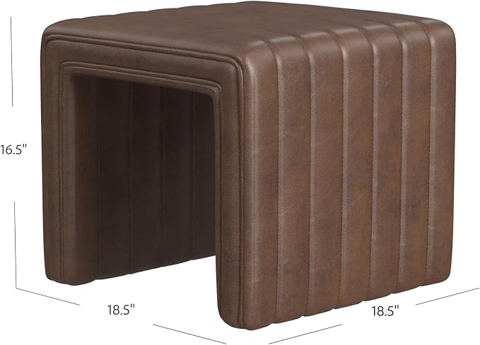 Brown Faux Leather