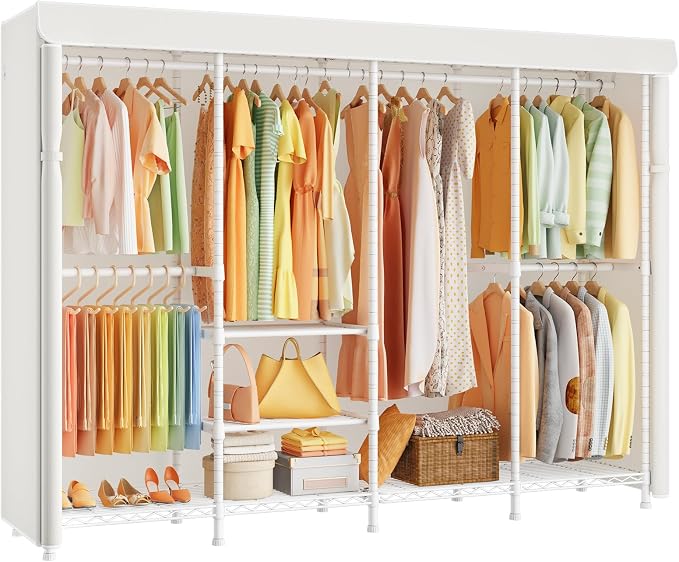 White Rack with White Cover