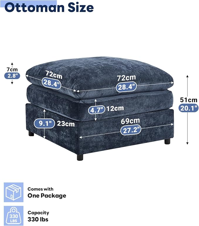 Chenille-blue