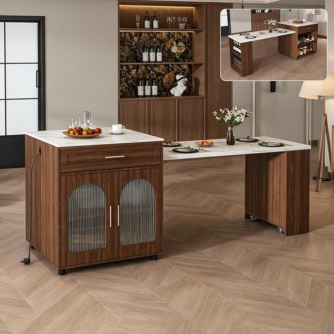 Walnut & Marble-grain