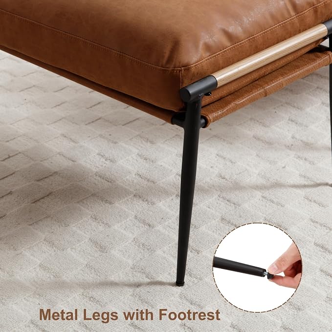 Brown Single Ottoman