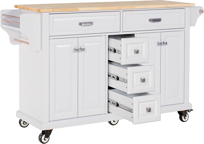 5 Drawers - White
