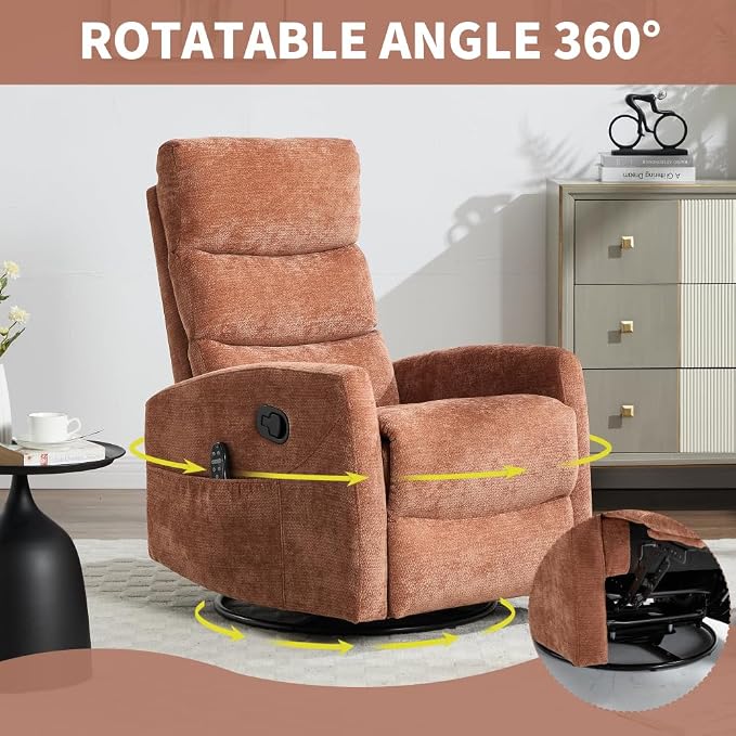 Orange + Metal & Wood + Fiber Foam and Polyester Fiber Pad