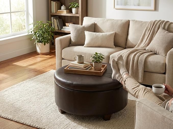 Vintage Brown Faux Leather