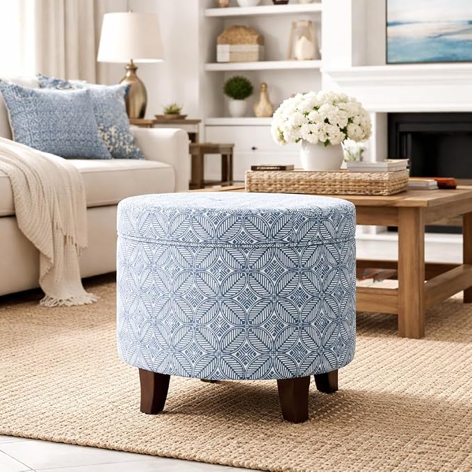 Blue Indigo Print