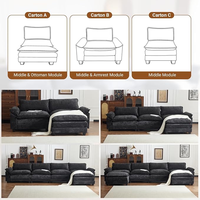 Chenille Black