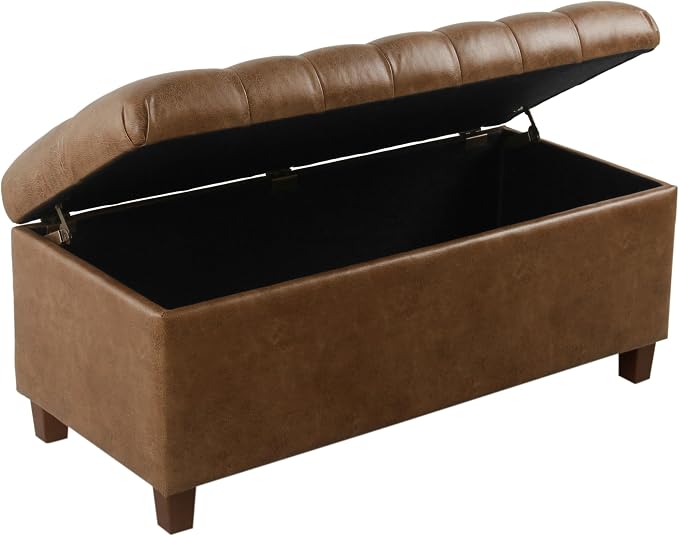 Distressed Brown Faux Leather