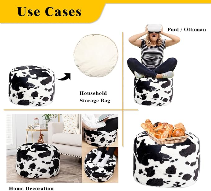Black Cow Printed