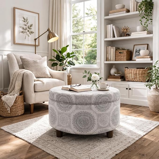 Light Grey Medallion