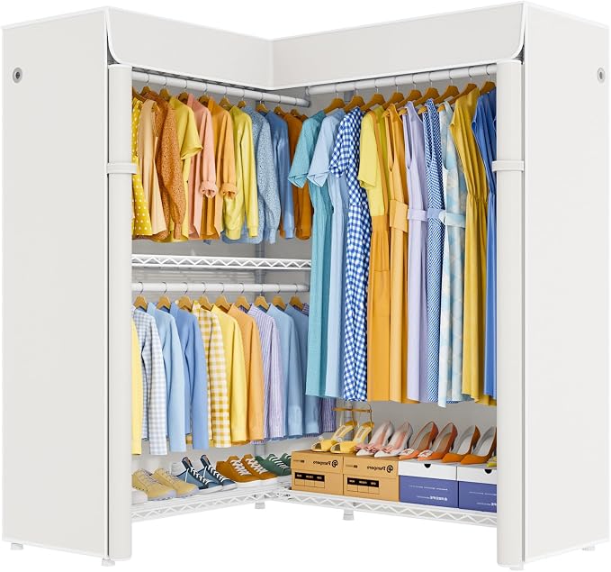 White Rack with White Cover