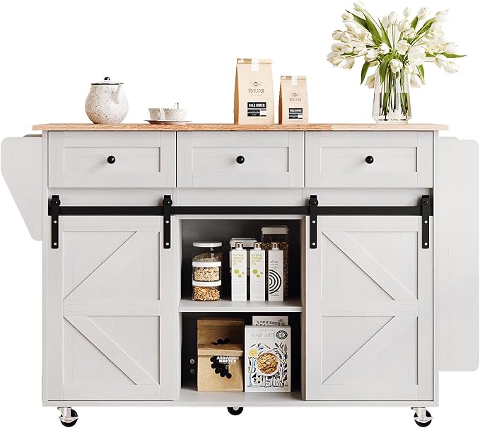 White-sliding Barn Door