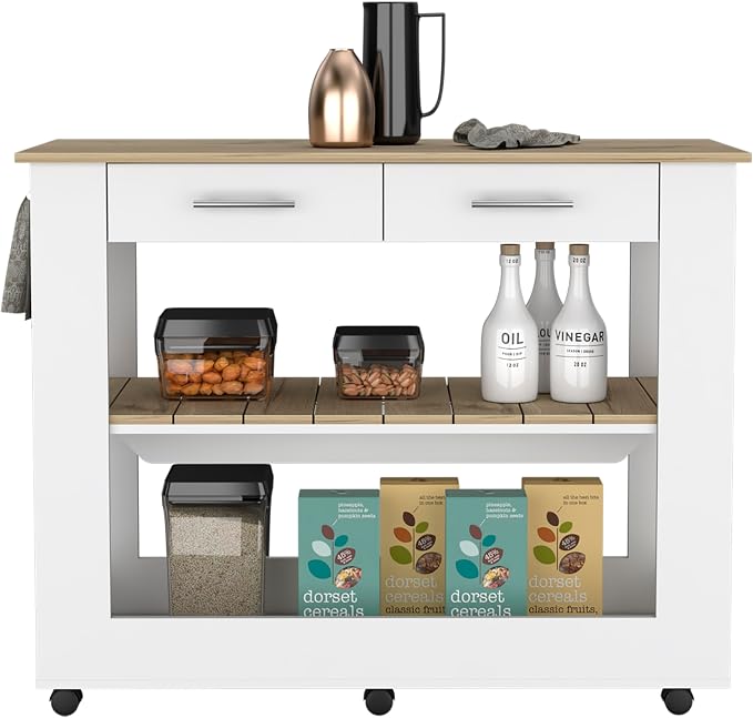 White + Light Oak