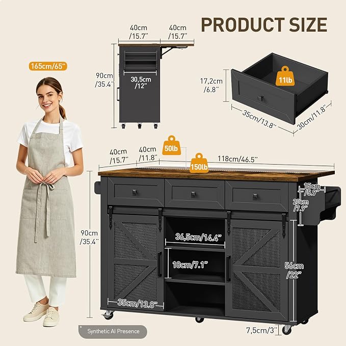Black + Rustic Brown