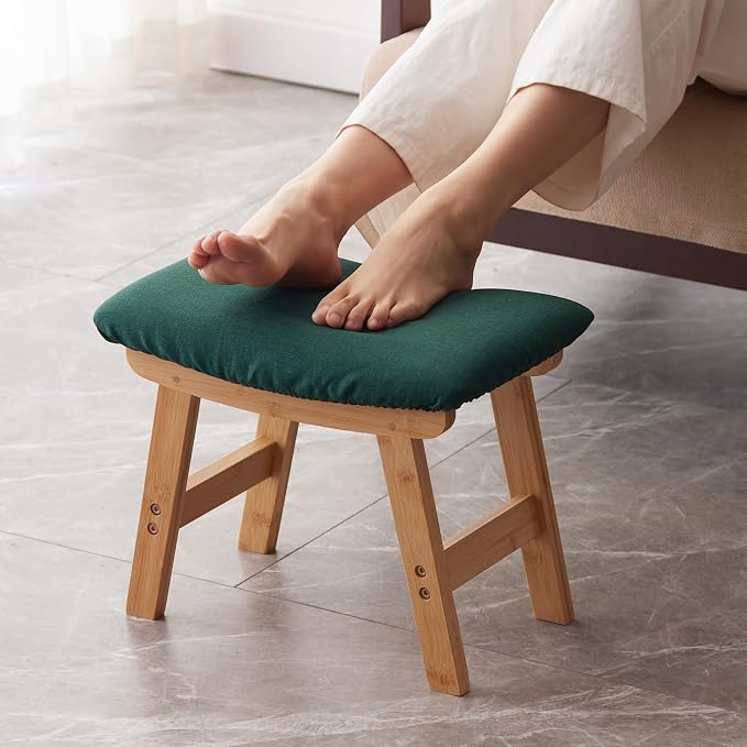 Natural Stool Legs - Green Surface