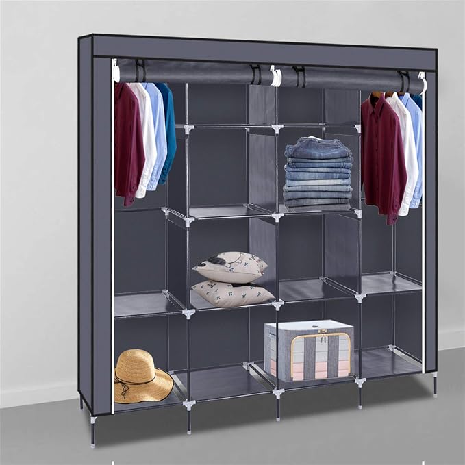 169.5x44x181.5cm, Gray-k