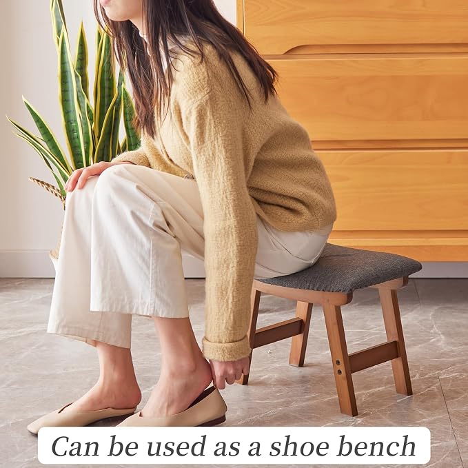 Brown Stool Legs - Gray Surface