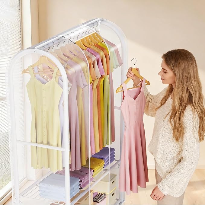 White Rack with Clear Cover