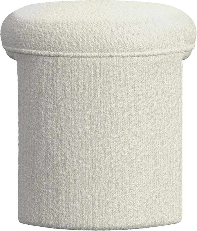 Cream White Boucle