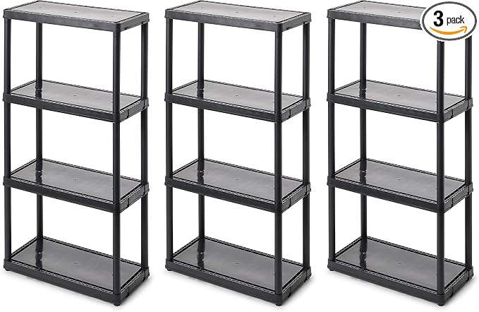 4 Shelf - Black