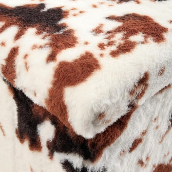 Cowhide Brown/White