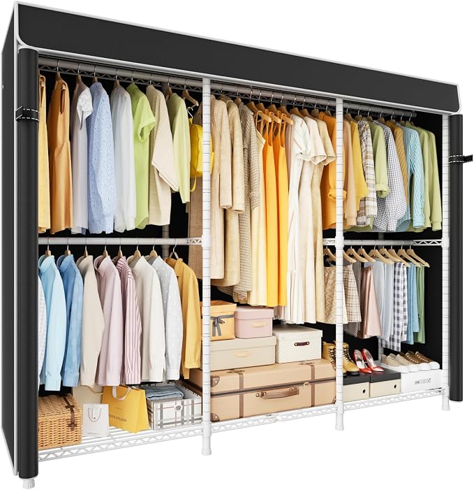 White Rack With Black Cover