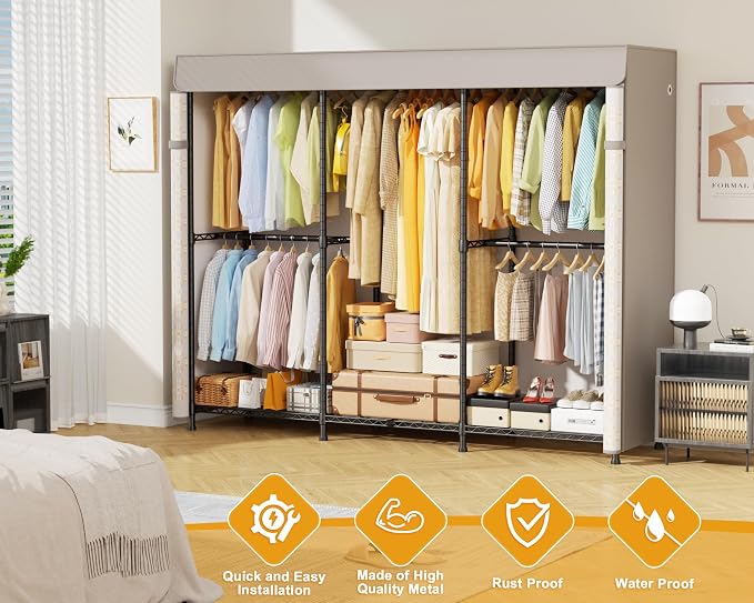 Black Rack with Pattern Cover