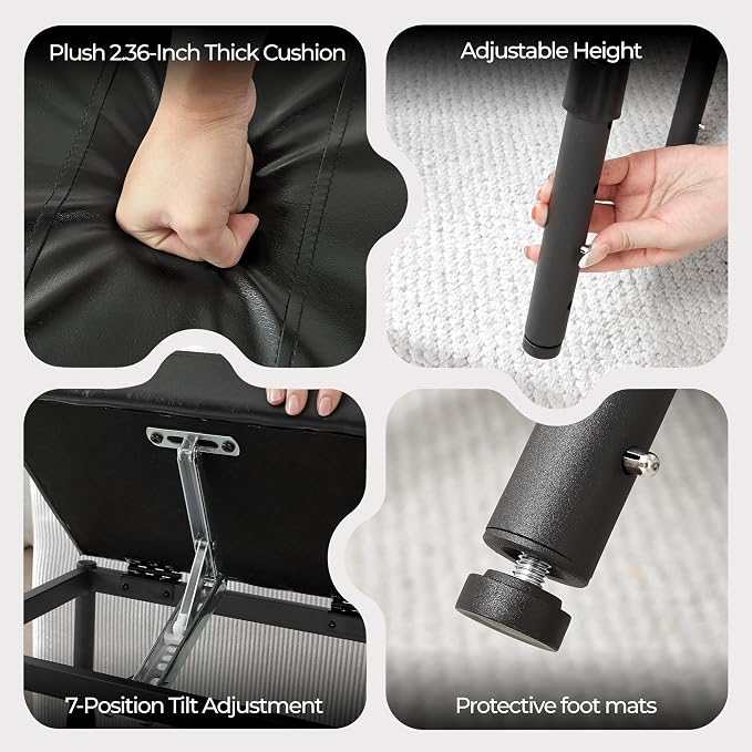 Black Synthetic Leather