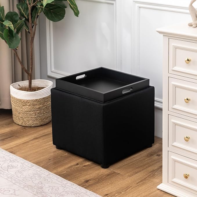Black With Tray
