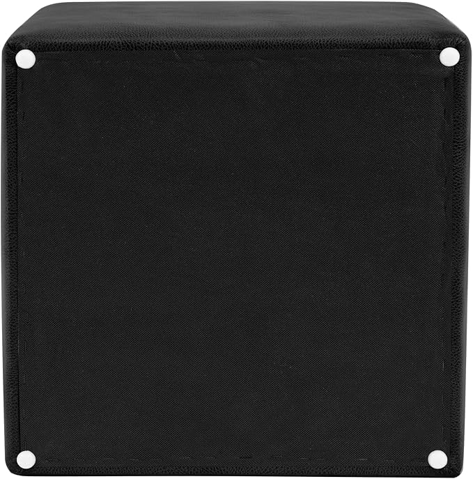 Black Faux Leather