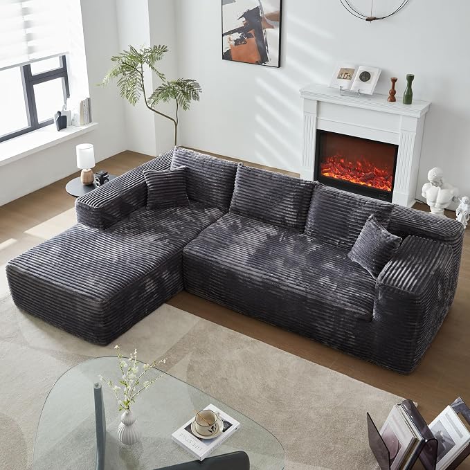 Gray,plush Corduroy