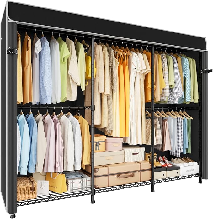 Black Rack With Black Cover