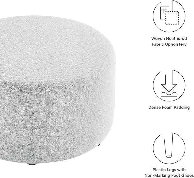Heathered Weave Light Gray
