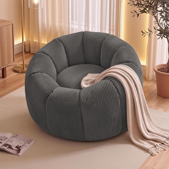 Grey-no Ottoman