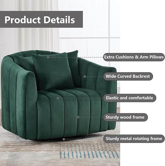 Green-swivel Chair