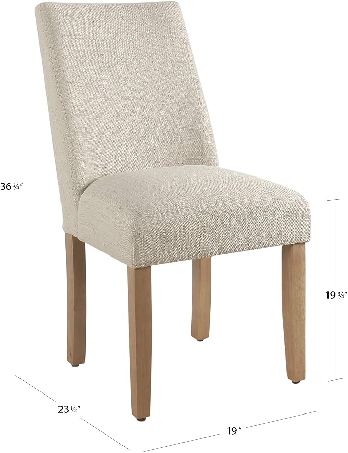 Stain Resistant Textured Linen Cream (Single Pack)