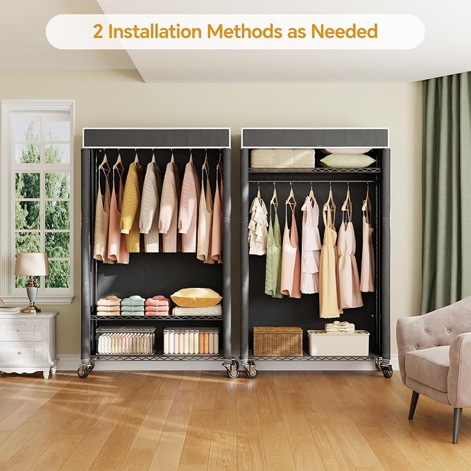 Black Rack with Black Cover