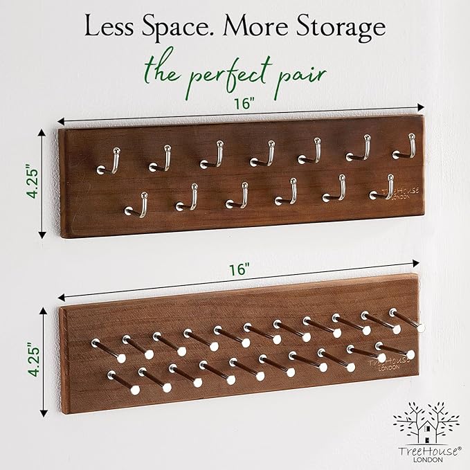 Walnut Tie Rack