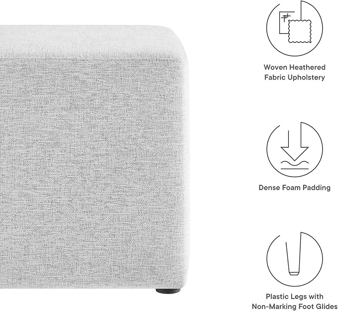 Heathered Weave Light Gray