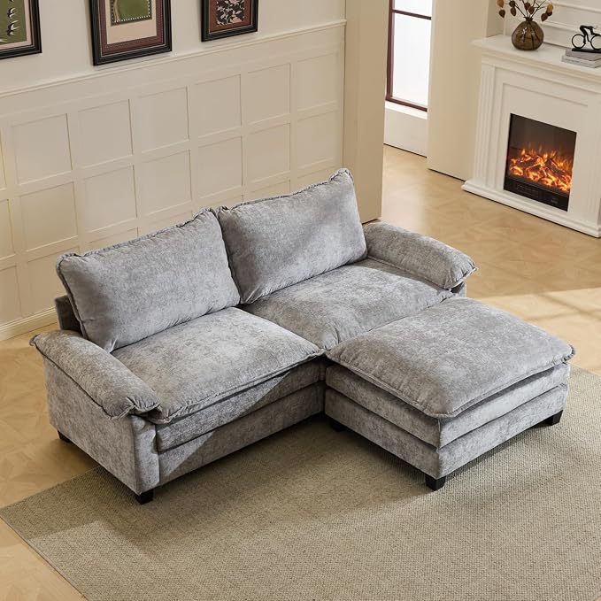 Chenille Light Grey
