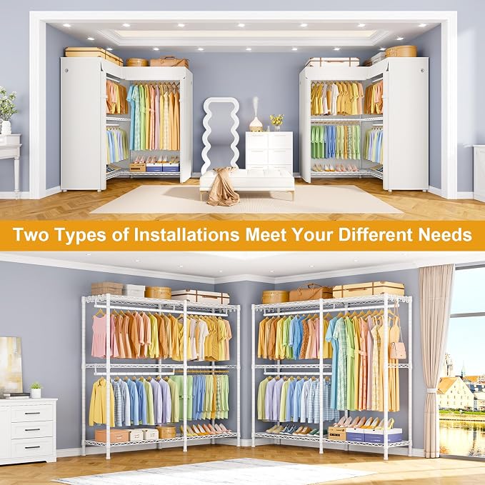 White Rack with White Cover