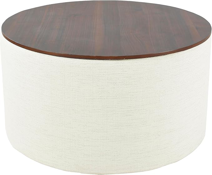Stain-resistant Cream Woven