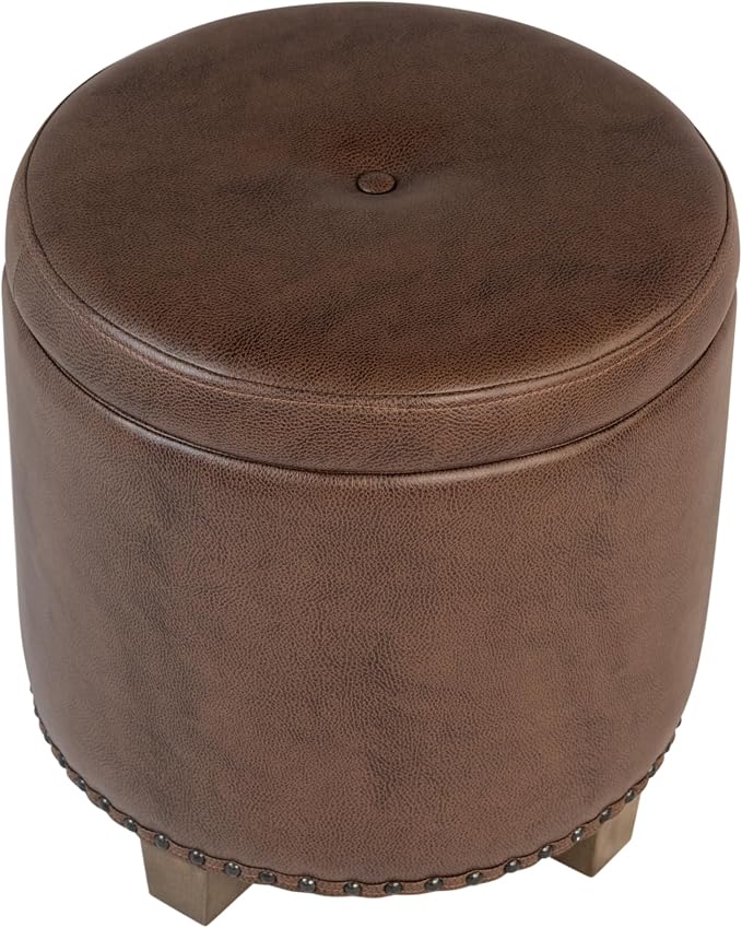 Brown Faux Leather