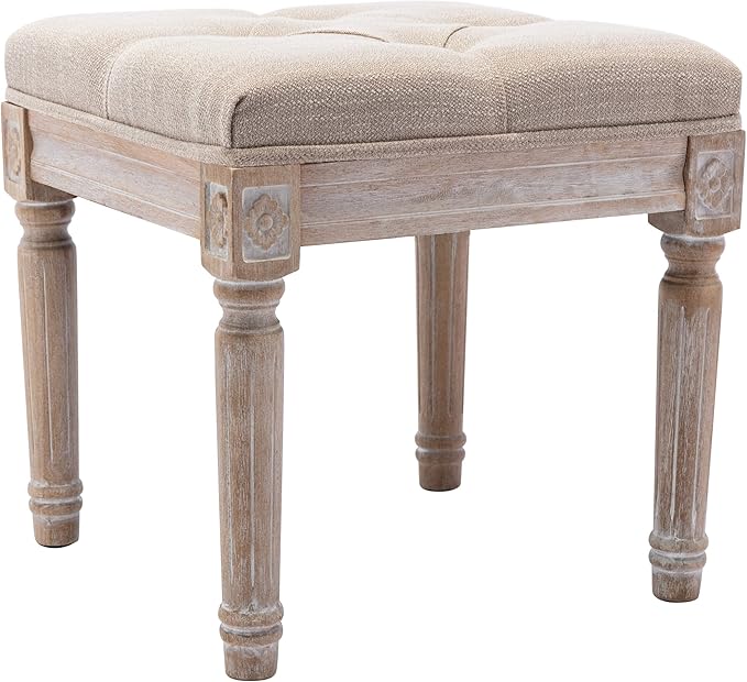 D- Small Stool; Beige